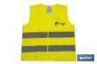 Gilet réfléchissant | Couleur jaune | Taille enfants | EN ISO 20471 | Catégorie III - Cofan